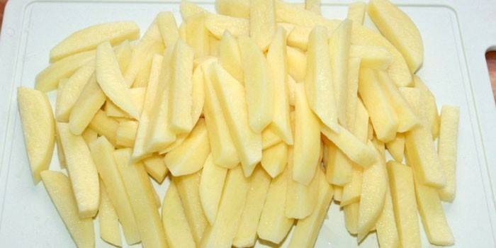 Szeletelt burgonyát