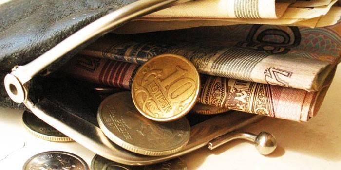 Geld in der Brieftasche