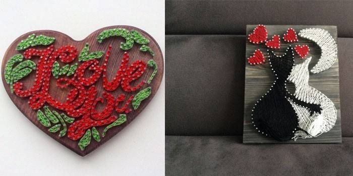 String Art Thread Karten