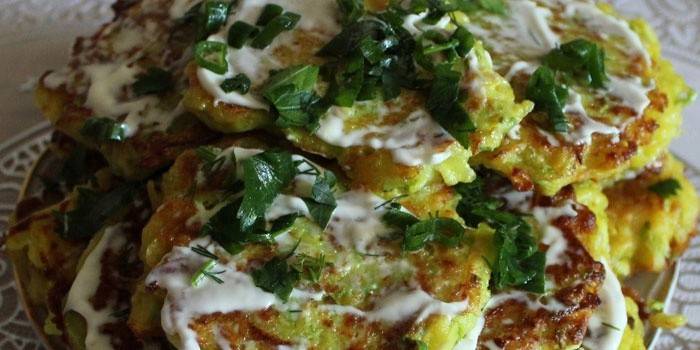 Tortitas de papa y tuétano