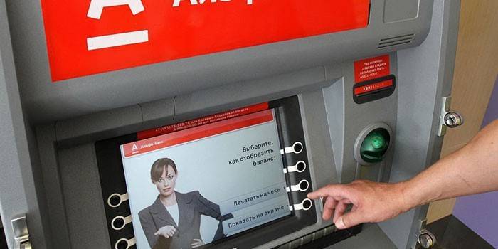 Distributeur Alfa Bank