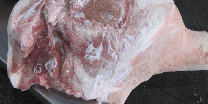 Frozen meat