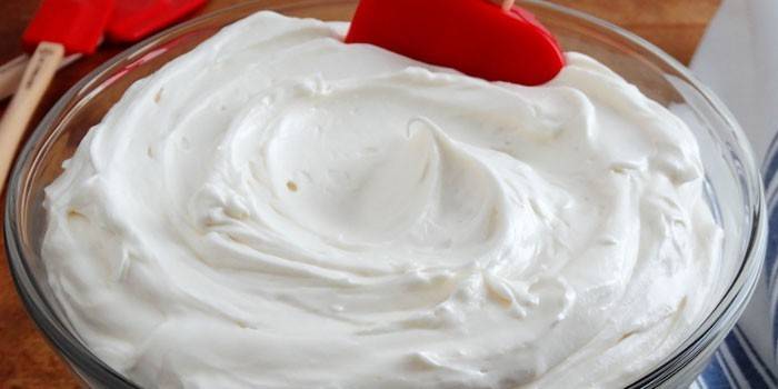 Consistência creme de manteiga