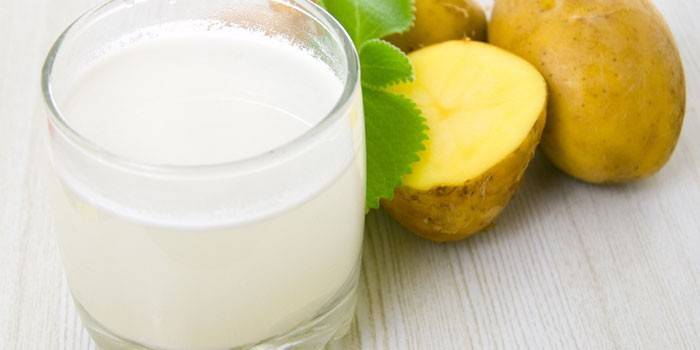 Jus de pomme de terre