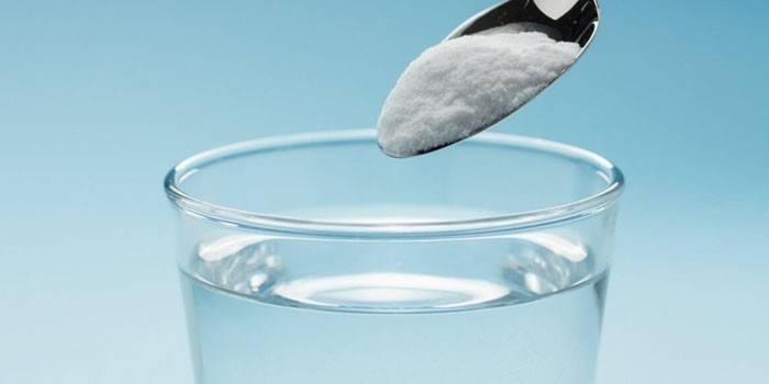 Preparazione della soluzione di soda