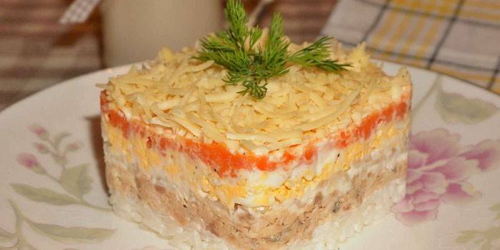 Mimosa ris salat