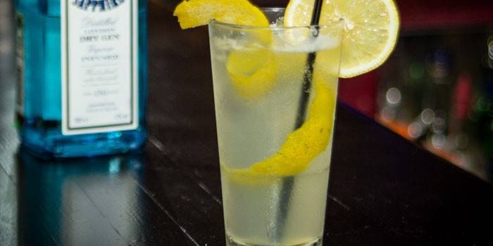 Cin ve Limon Suyu Kokteyli