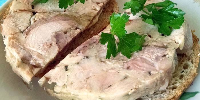 Prosciutto di tacchino sul pane