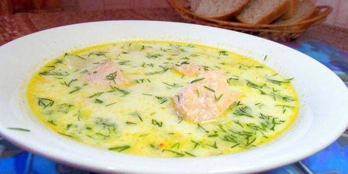 Crema de Trucha