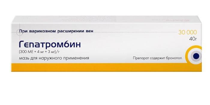Хепатромбинов мехлем