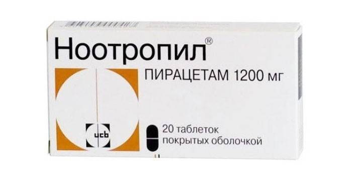 Nootropil tabletės