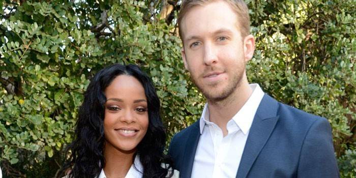 Rihanna and Calvin Harris