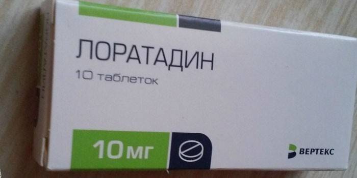 Ταμπλέτες Loratadine ανά συσκευασία