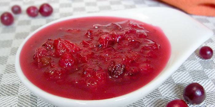 Słodko-kwaśny sos żurawinowy