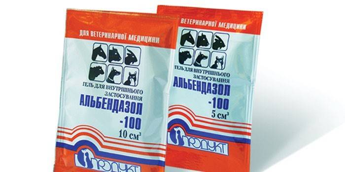 Gel Albendazol pentru animale