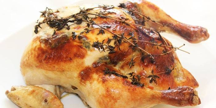 Pollastre al forn