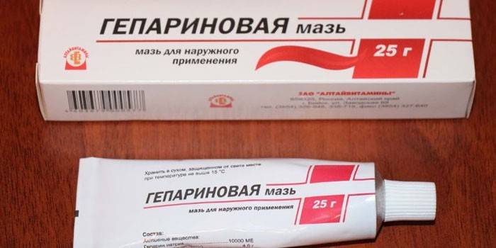 Heparin merhem