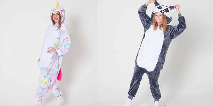 Kigurumi Unicorn și Lemur Cosbus