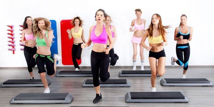 Groupe fitness filles