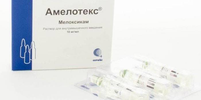 Ampullerde ilaç Amelotex