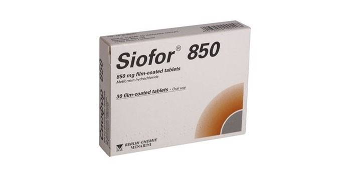 Siofor 850 comprimate per pachet