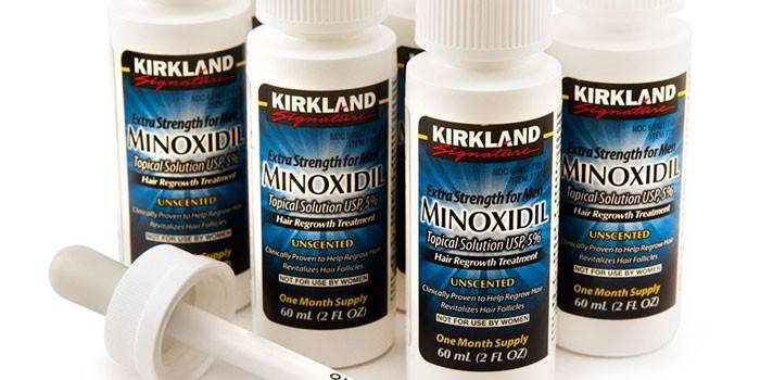เหยือกกับ Minoxidil