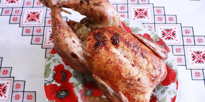 Carcaça de Frango Recheada Pronta