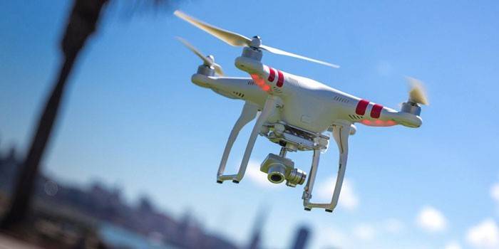 Quadrocopter under flyvning