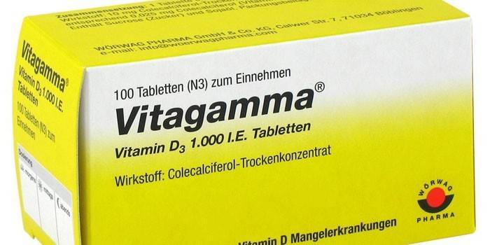 Vitagamma iepakojumā