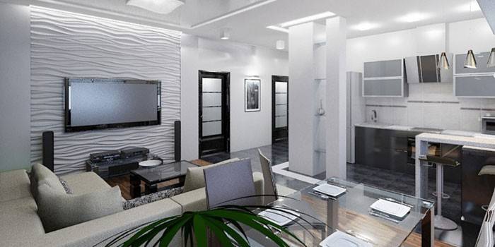 Disseny d’interiors d’un estudi d’estil modern