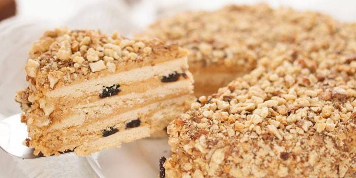 Shortcake cake med kondensert smørkrem