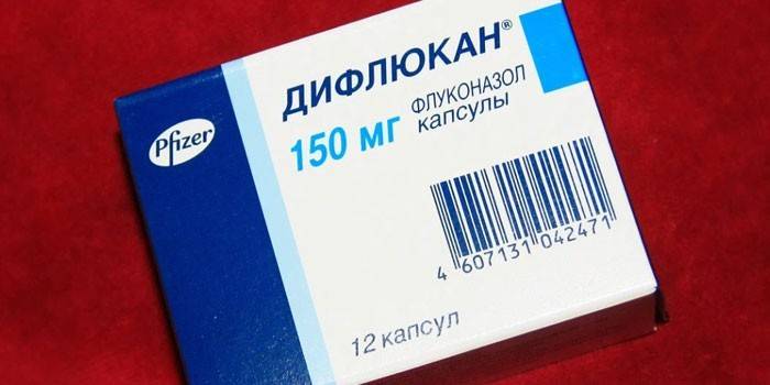 Дифлукан капсули на опаковка