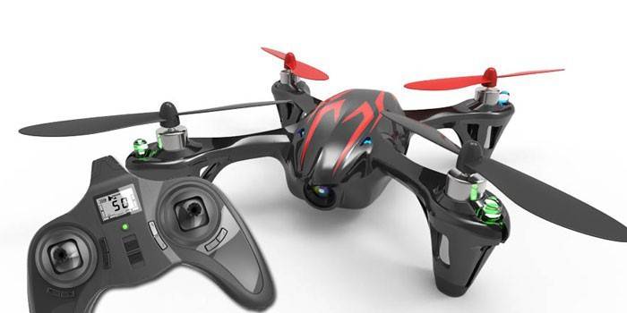 Kompakt quadrocopter Hubsan X4-kamera H107C