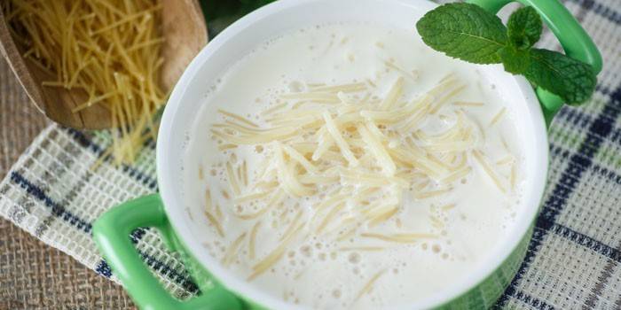 Súp Bún sữa