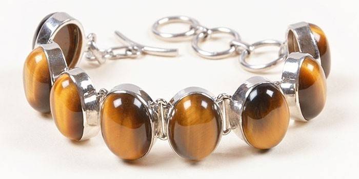 Bransoletka z kamieniami Tiger Eye