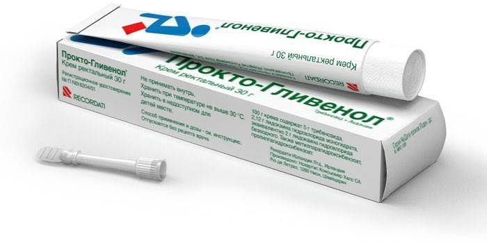 Tiesiosios žarnos kremas Prokto-glivenolis