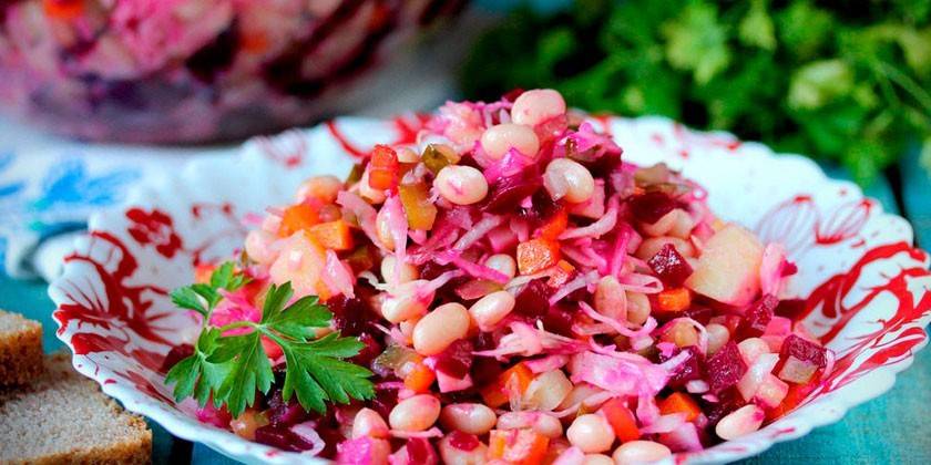 Винаигрет са киселом купусом