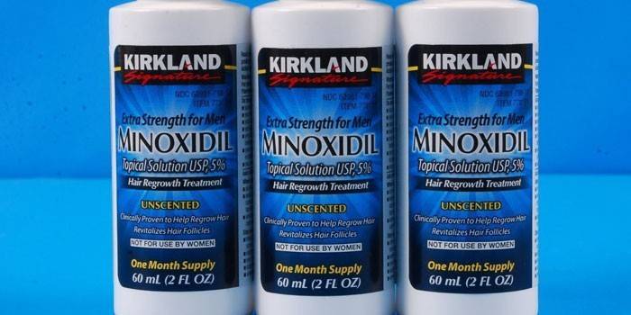 Το φάρμακο Minoxidil σε φιάλες