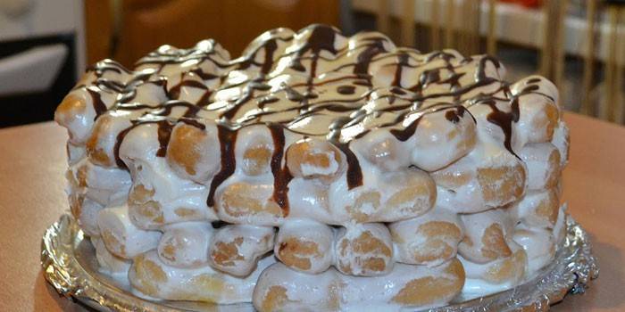 Cake Lady's dedos con crema proteica