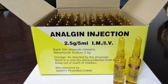 Analgin trong ống tiêm