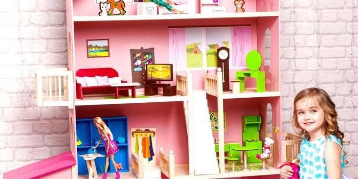 Nhà gỗ cho Barbie
