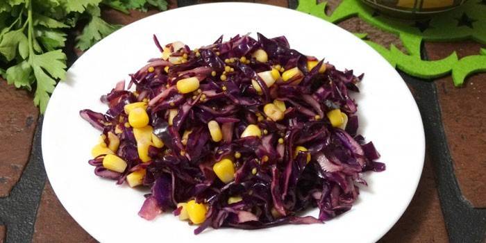Insalata Di Cavolo Con Mais