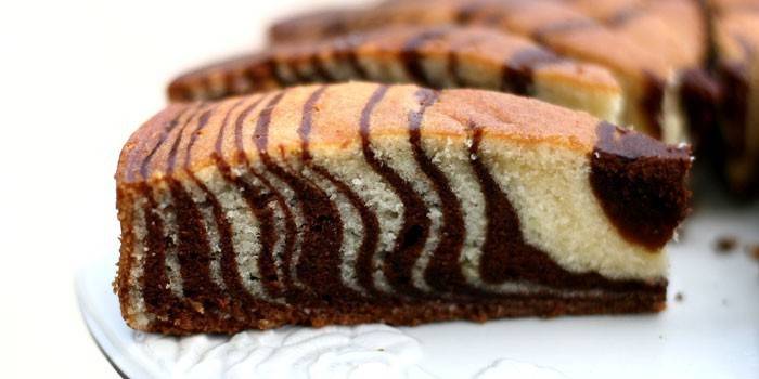 Two-color Zebra Cake