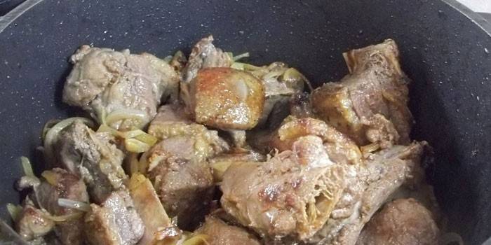 Fatias em um fogão lento