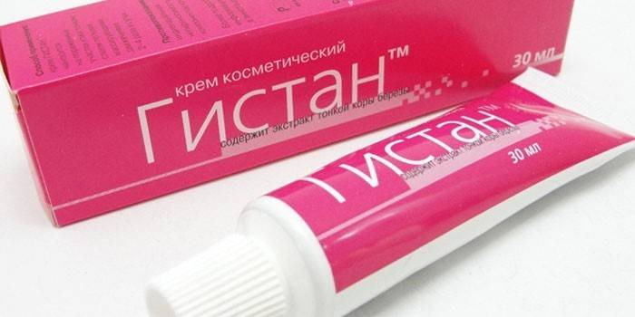 Kremas „Gistan“ pakuotėse