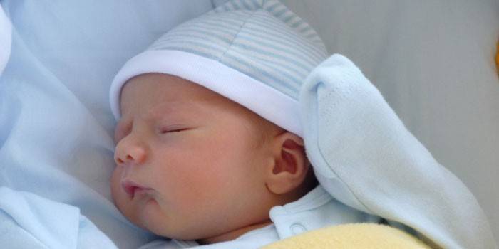 Das Baby schläft