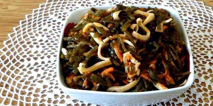 Apéritif Calmars Et Algues