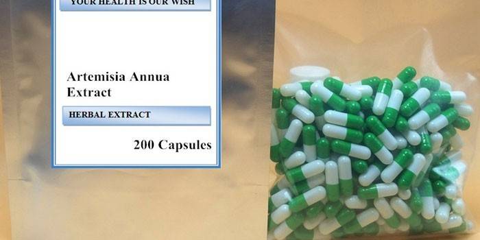 Capsule di estratto di assenzio
