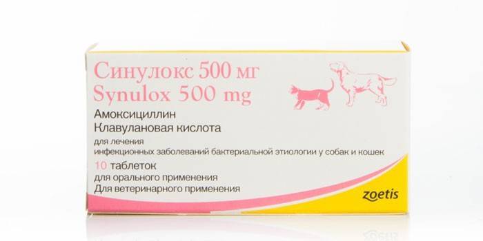 Pillole per cani Sinuloks nel pacchetto