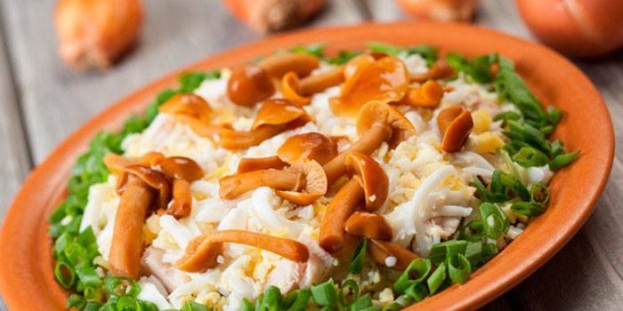 Salade feuilletée